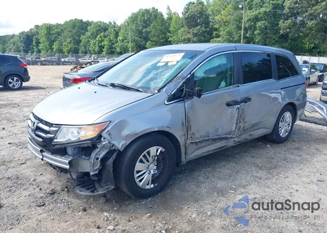 2016 Honda Odyssey Lx from USA, damaged, VIN 5FNRL5H25GB105727